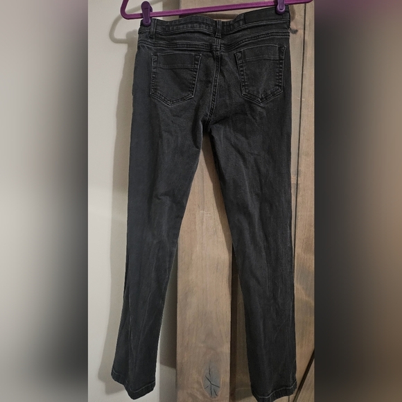 GERARD DERAL Washed Black straight leg jeans. Size 8 US - Picture 9 of 10